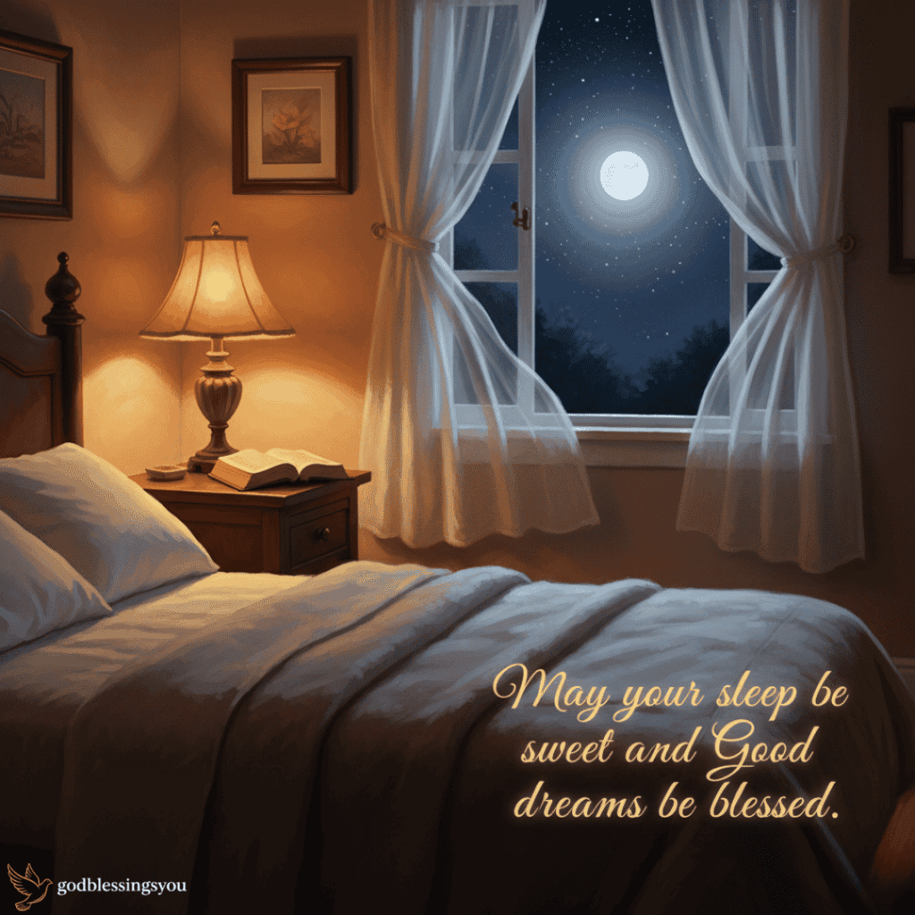good night prayers and blessings images