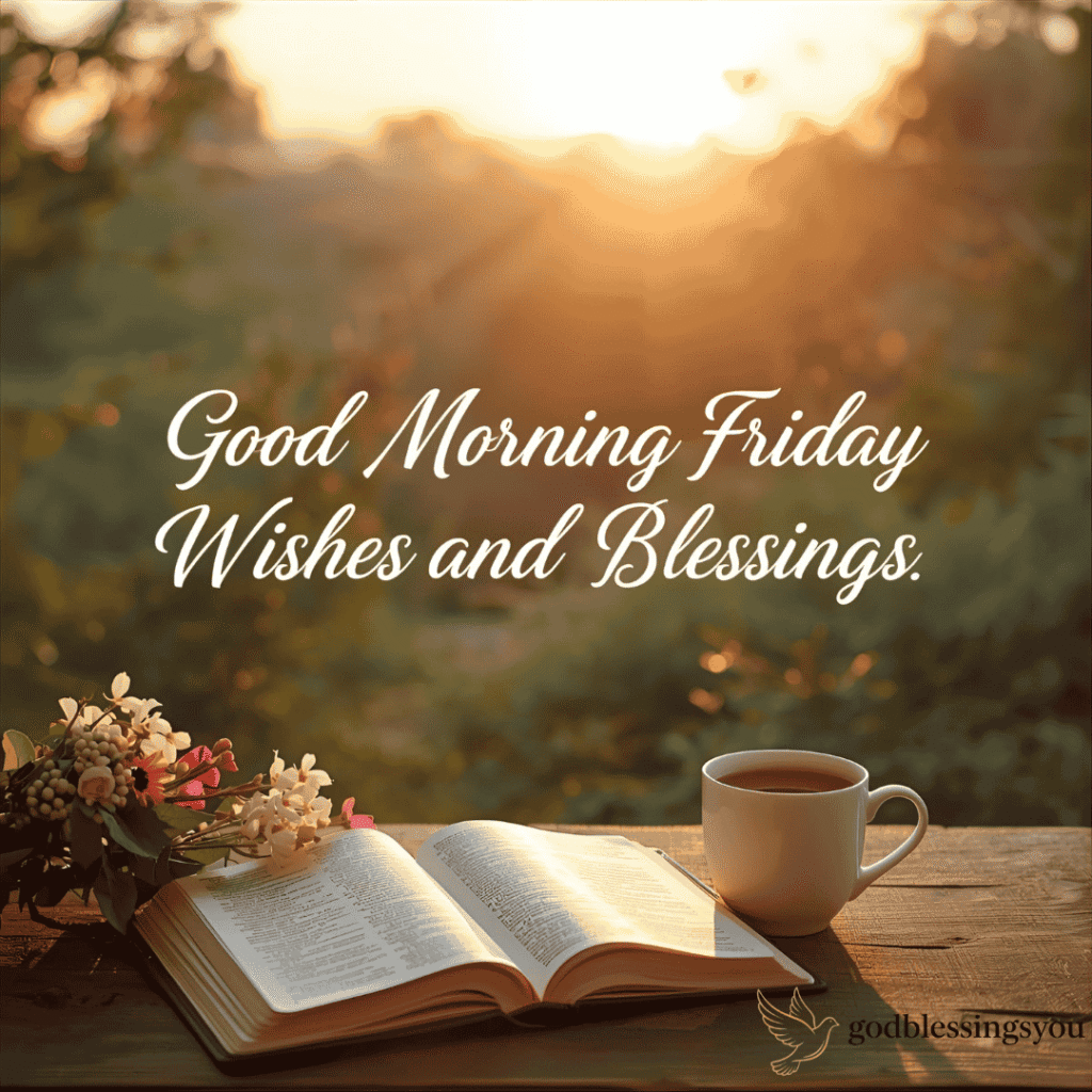 Good Morning Friday Wishes and Blessings