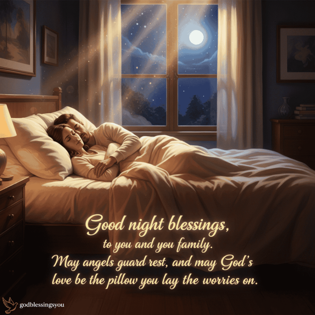 Good night blessings prayers images