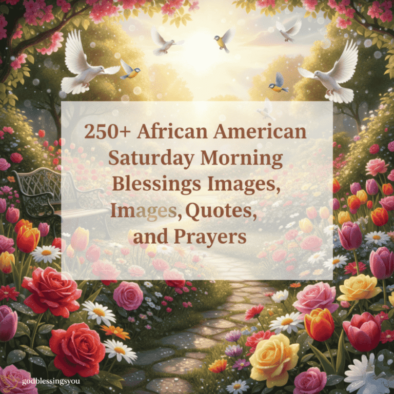 250+ African American Saturday Morning Blessings Images, Quotes, and Prayers