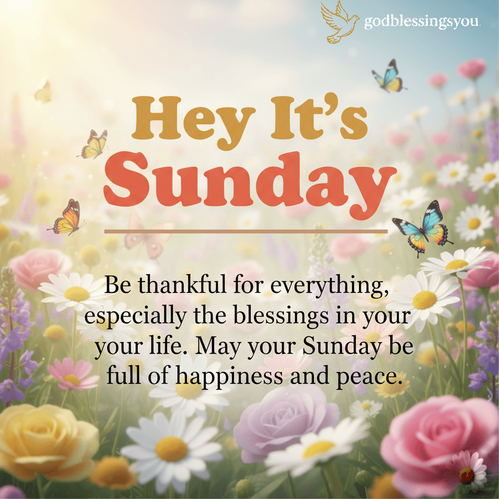 Thankful Sunday Blessings