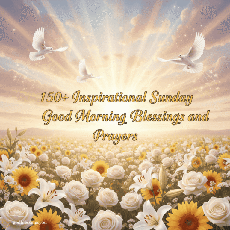 150+ Inspirational Sunday Good Morning Blessings
