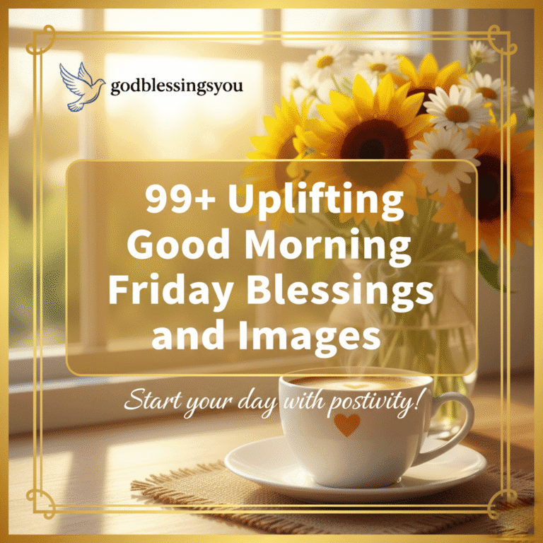 Good Morning Friday Blessings