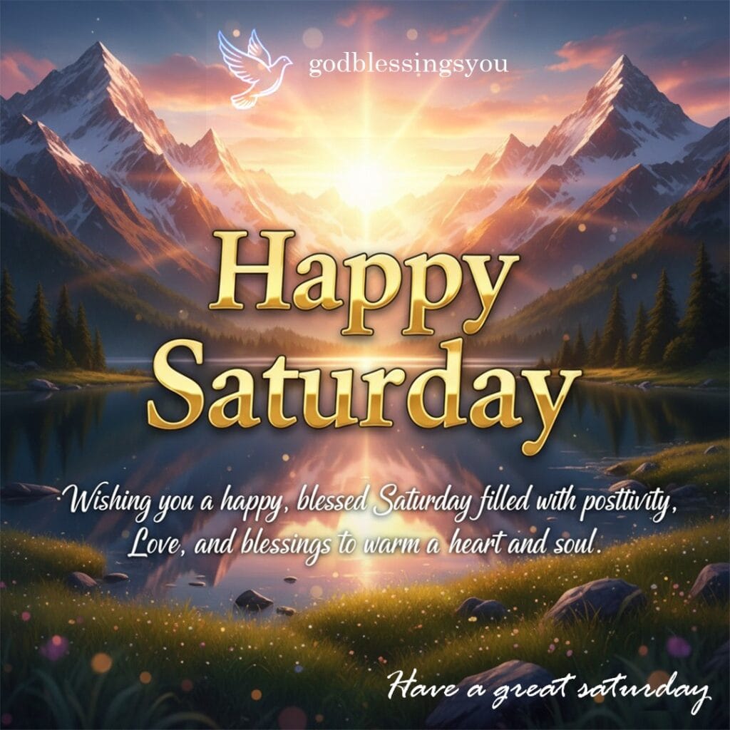 110+ Beautiful Saturday Blessings to Brighten Your Day 1 Happy Saturday Blessings