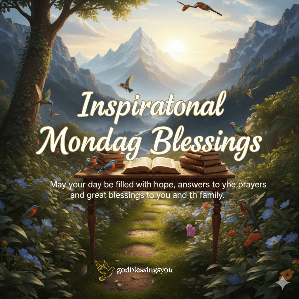 Inspirational Monday Blessings