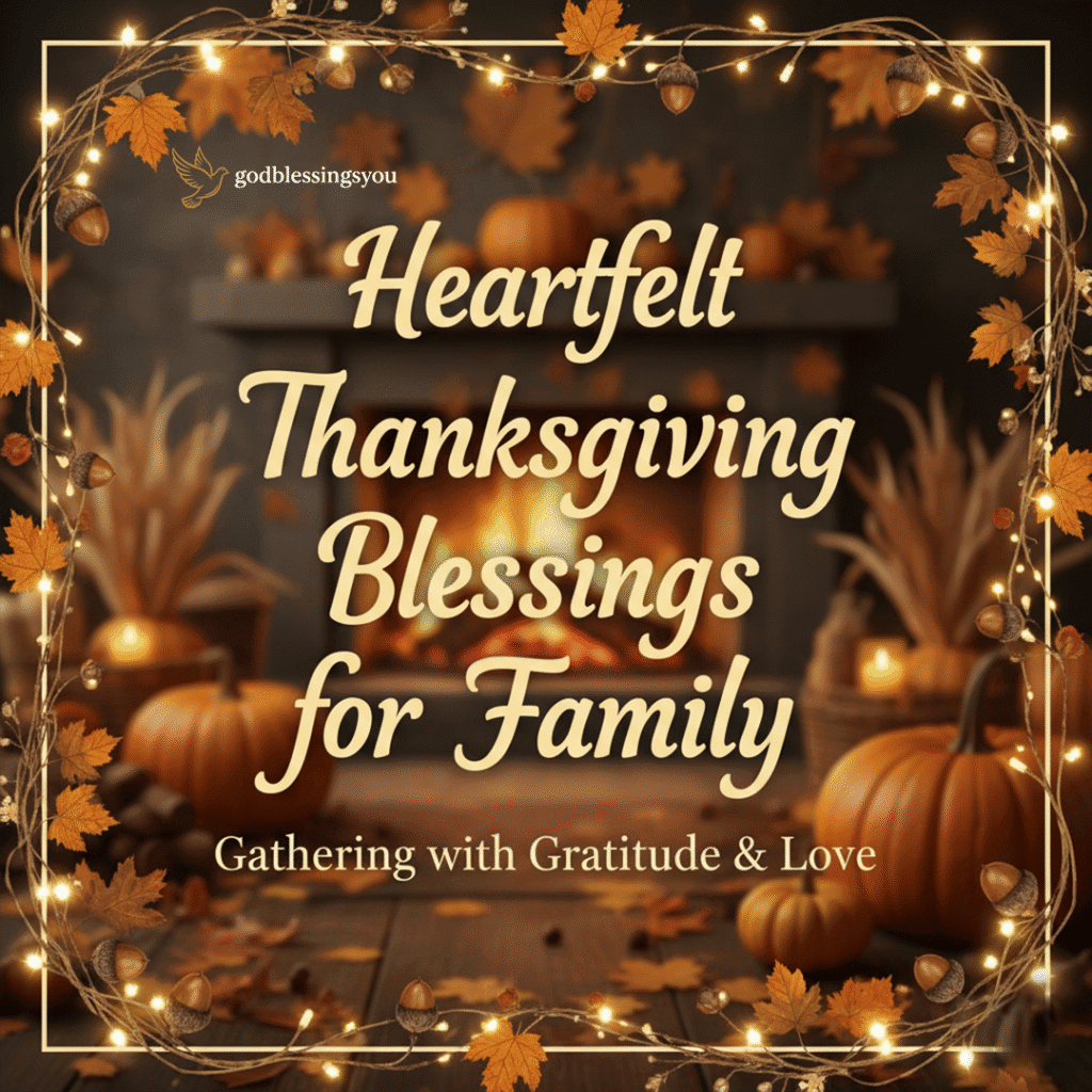 Heartfelt Thanksgiving Blessings for Family 