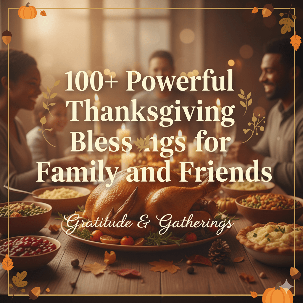 thanksgiving blessings for family and friends