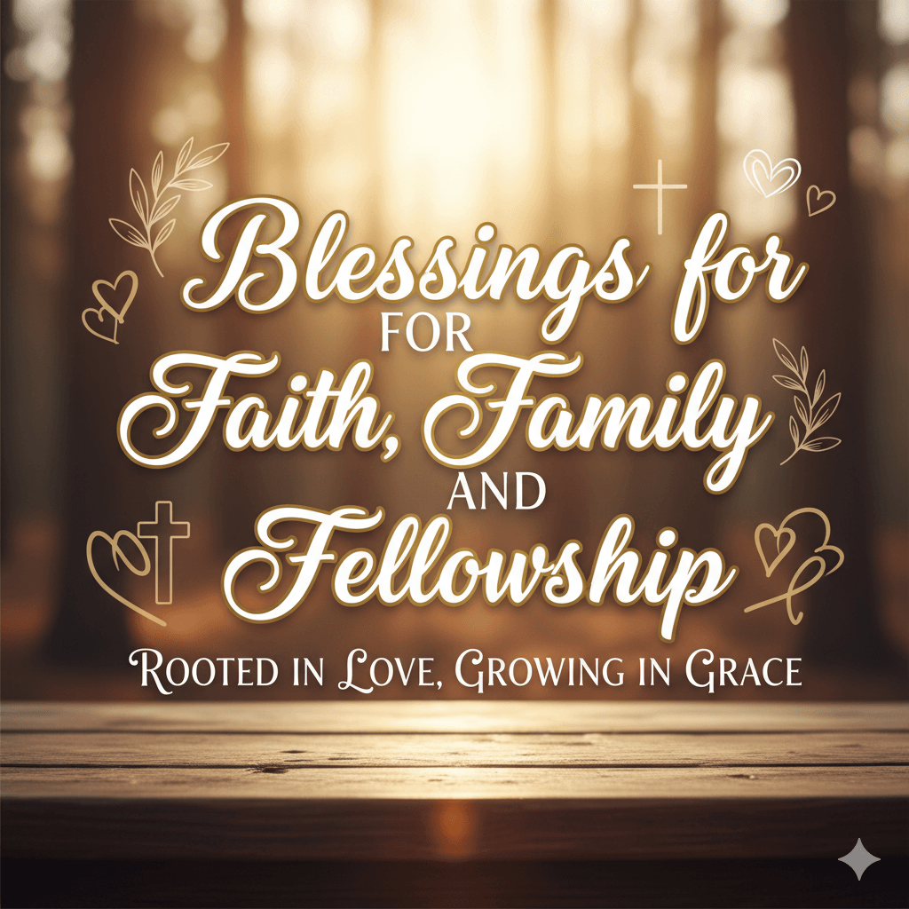Blessings for Faith, Family, and Fellowship 