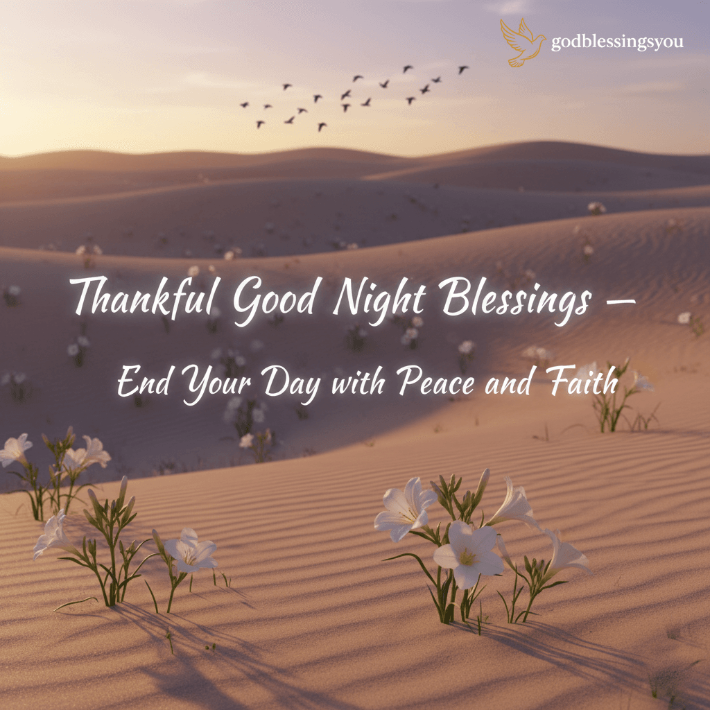 Thankful Good Night Blessings