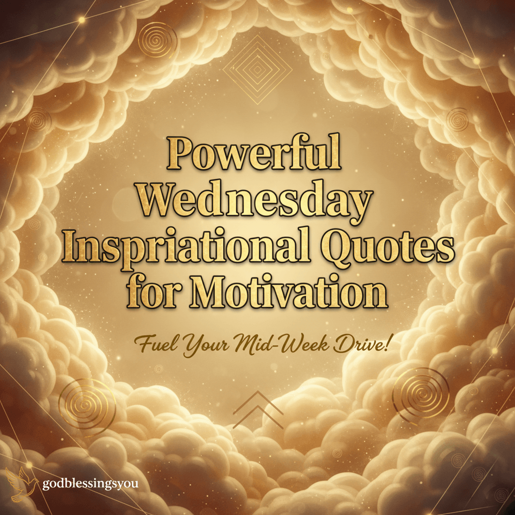 Wednesday Inspirational Quotes