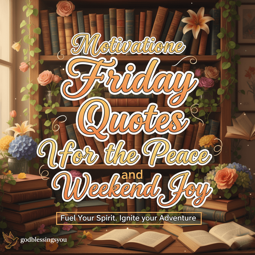 Happy Friday Blessings Welcome Peace and Weekend Joy 1 Motivational Friday Quotes for the Weekend