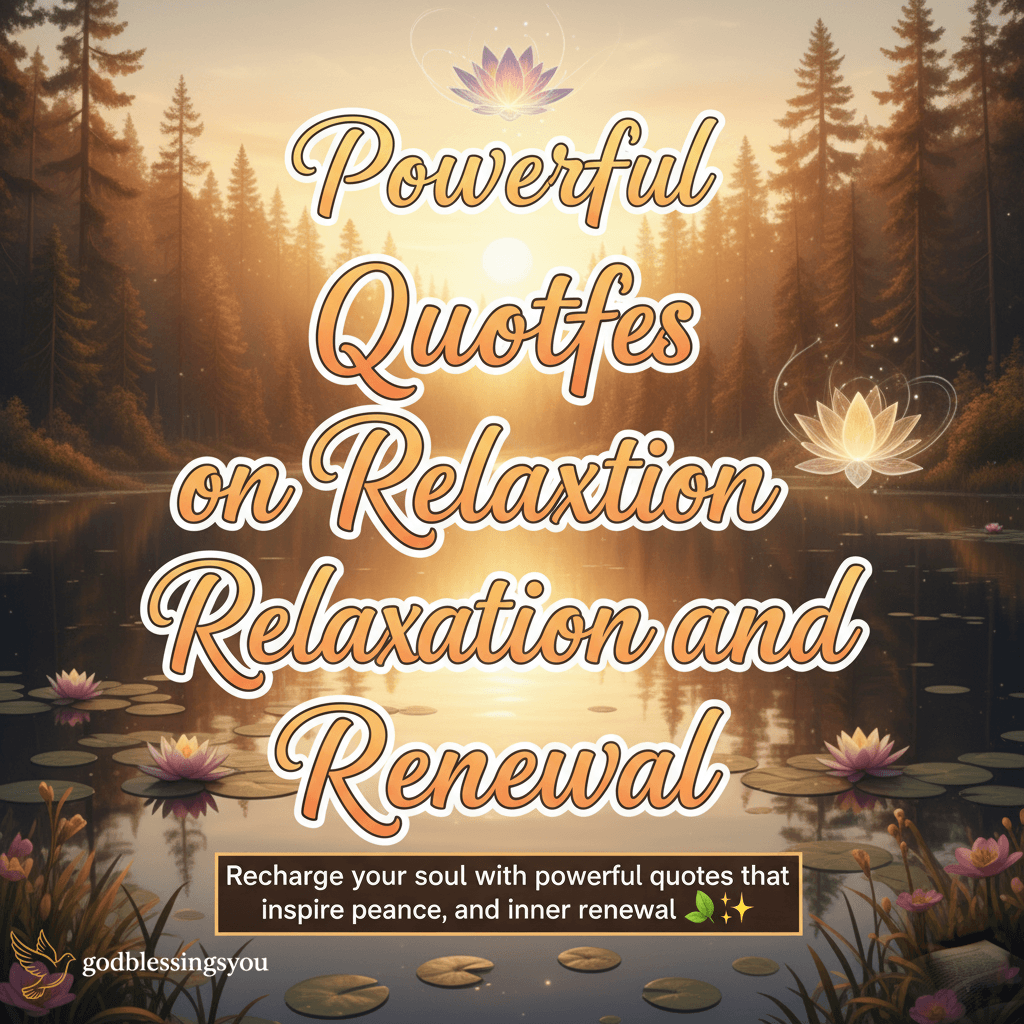 Happy Friday Blessings Welcome Peace and Weekend Joy 2 Powerful Quotes on Relaxation and Renewal