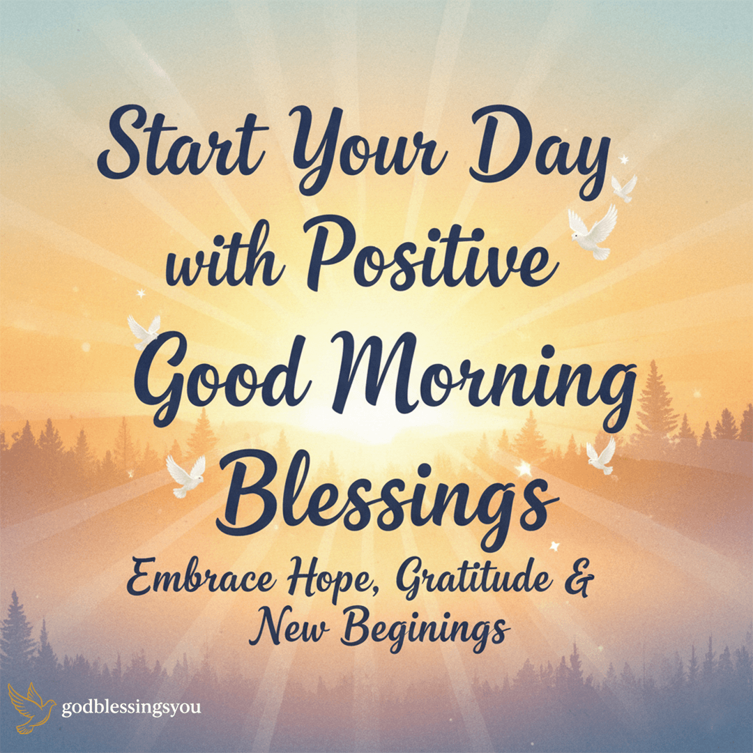 Positive Good Morning Blessings