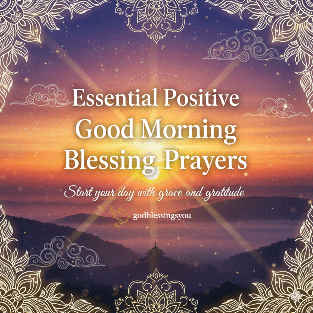 Start Your Day with Positive Good Morning Blessings 2 Essential Positive Good Morning Blessings Prayers