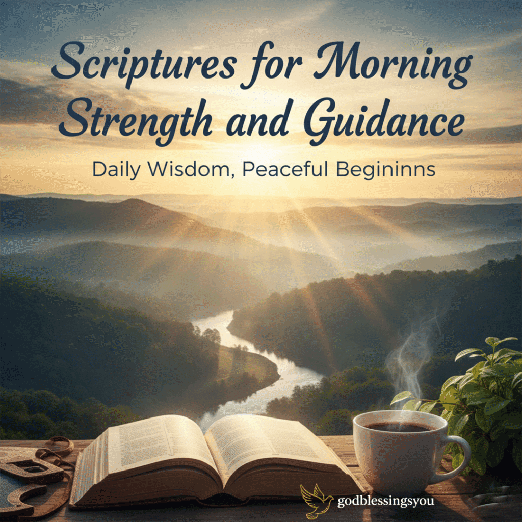 Start Your Day with Positive Good Morning Blessings 3 Scriptures for Morning Strength and Guidance