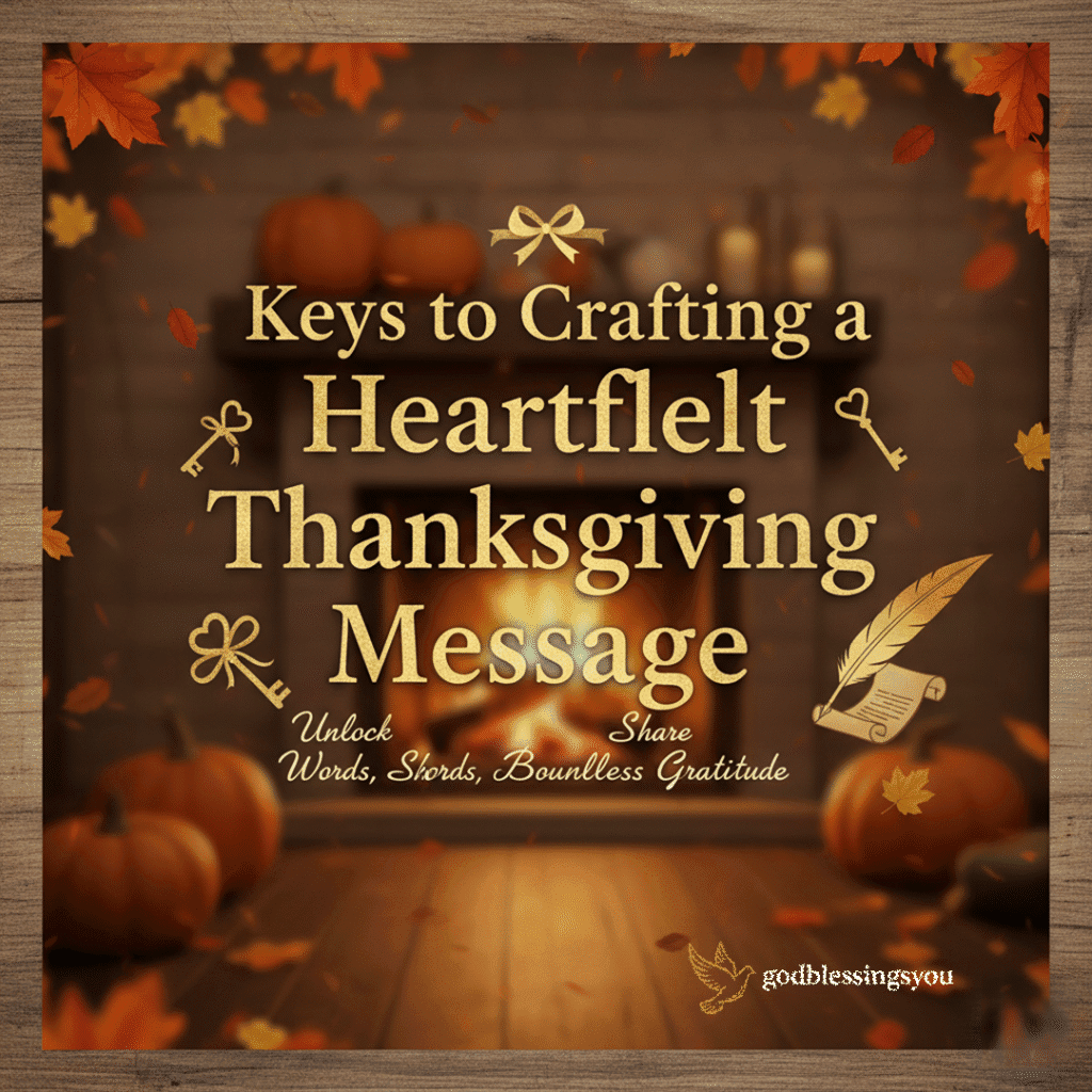 Keys to Crafting a Heartfelt Thanksgiving Message