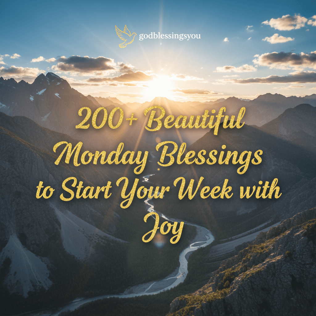 Beautiful Monday Blessings
