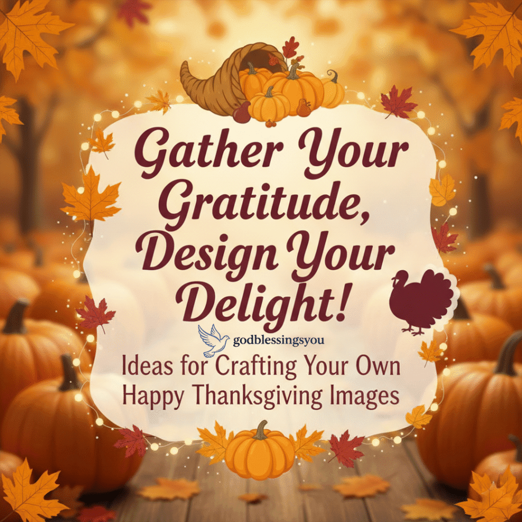 Ideas for Crafting Your Own Happy Thanksgiving Images 