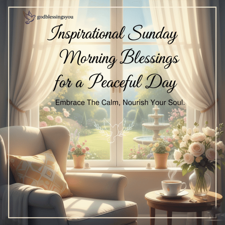 Inspirational Sunday Morning Blessings