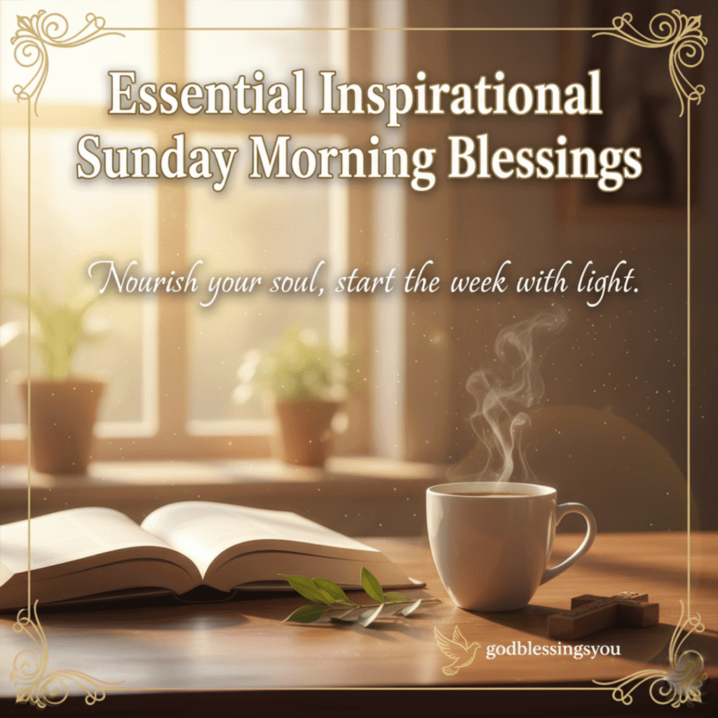 Essential Inspirational Sunday Morning Blessings 