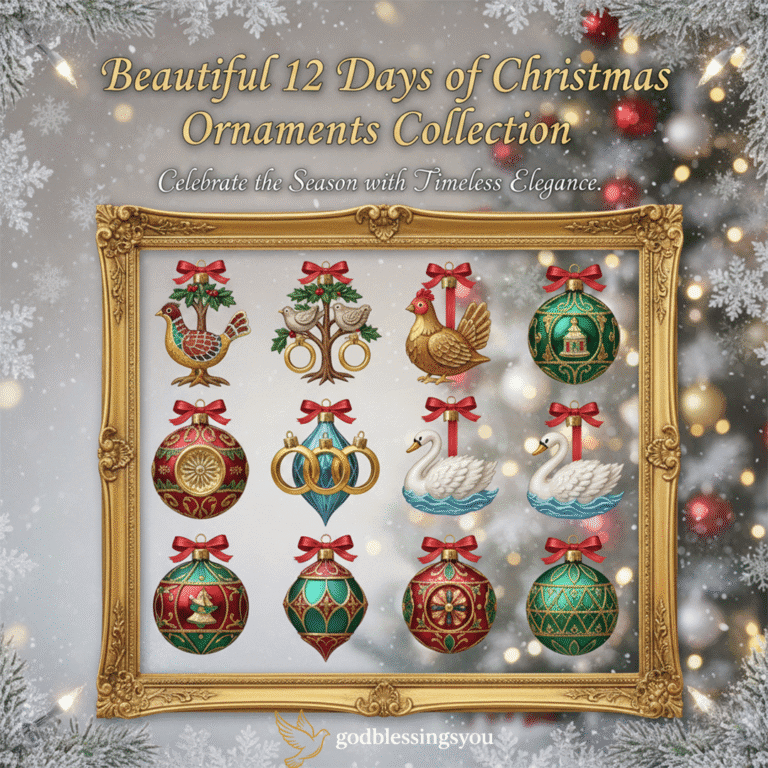 12 Days of Christmas Ornaments