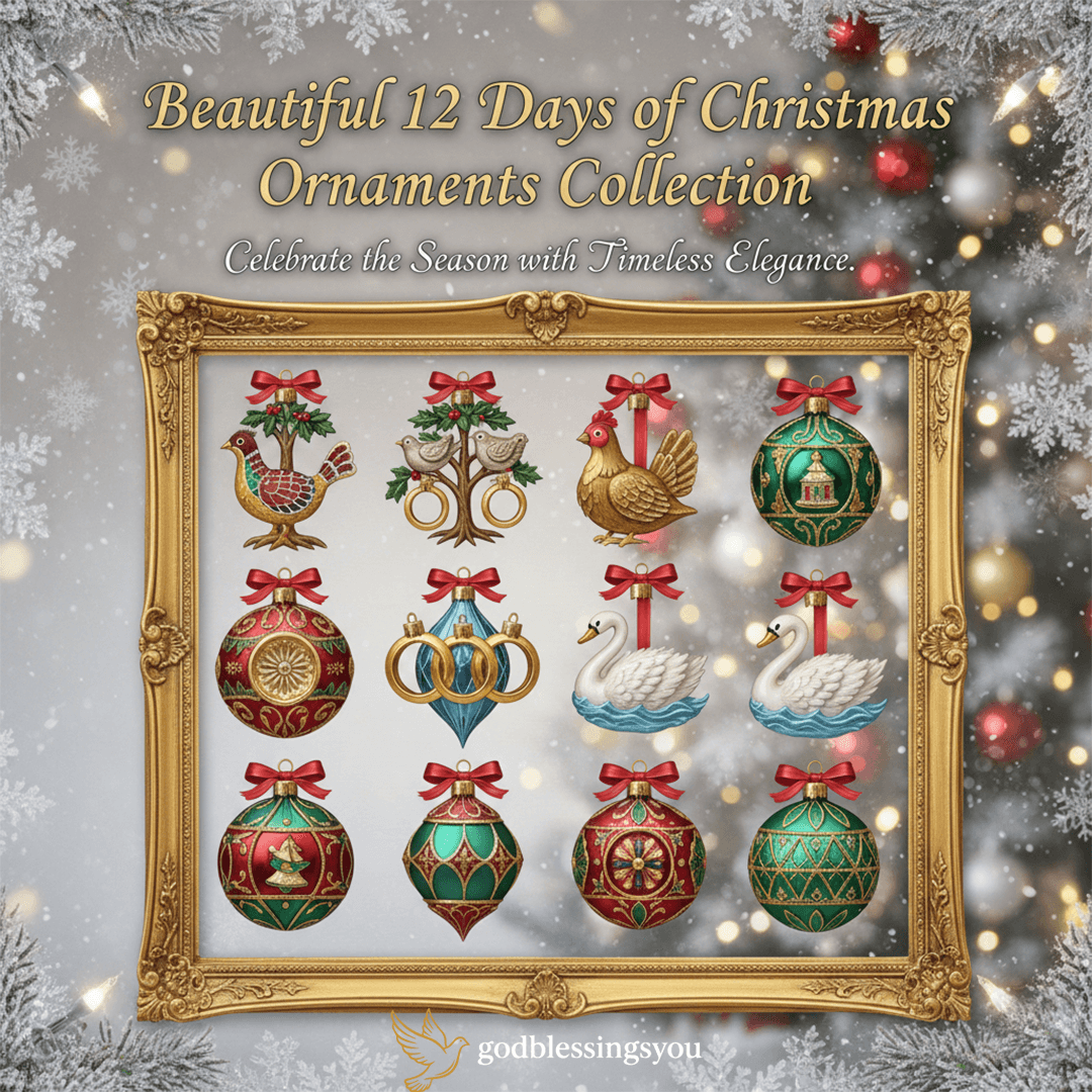 12 Days of Christmas Ornaments