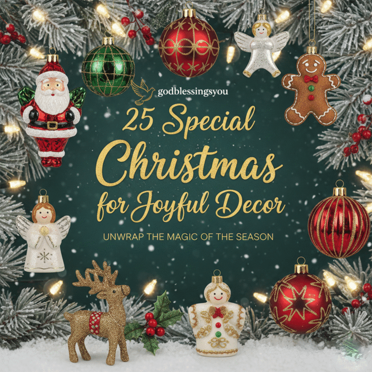 Special Christmas Ornaments