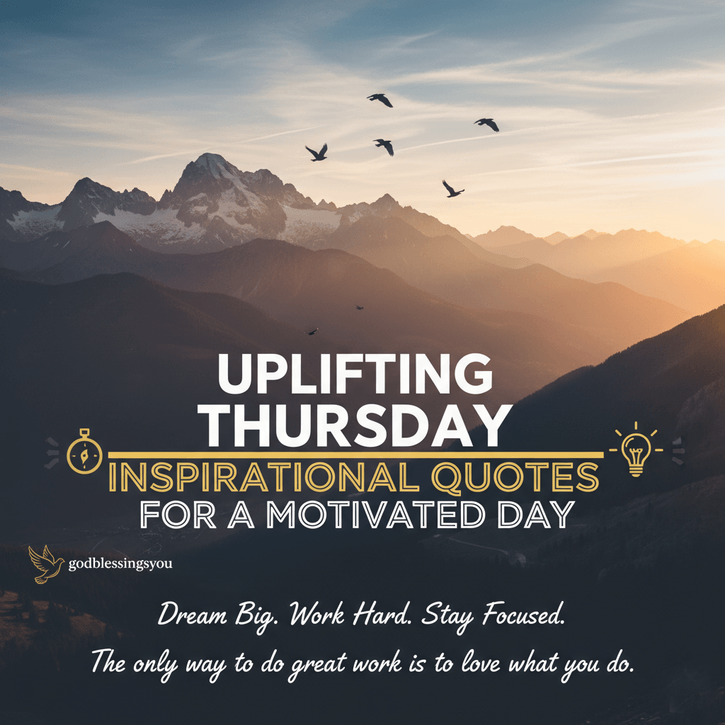 Thursday Inspirational Quotes
