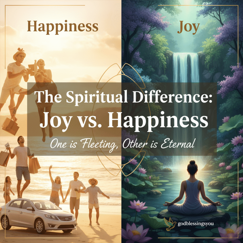 The Spiritual Difference: Joy vs. Happiness 
