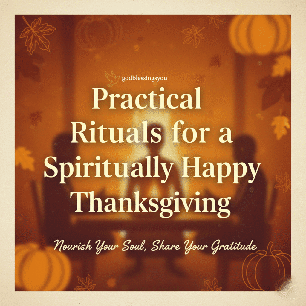 Practical Rituals for a Spiritually Happy Thanksgiving 