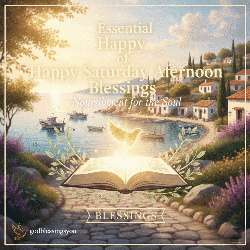 Essential Happy Saturday Afternoon Blessings