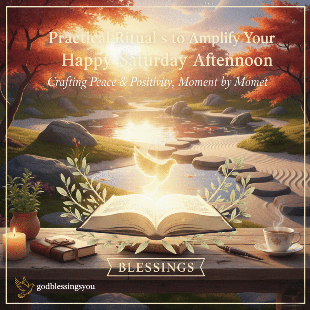 Happy Saturday Afternoon Blessings