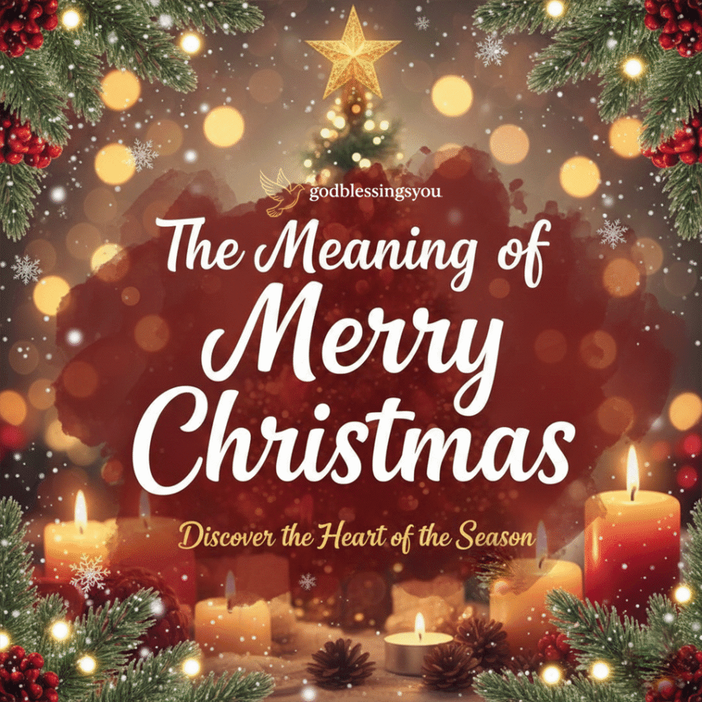 The Meaning of Merry Christmas Images