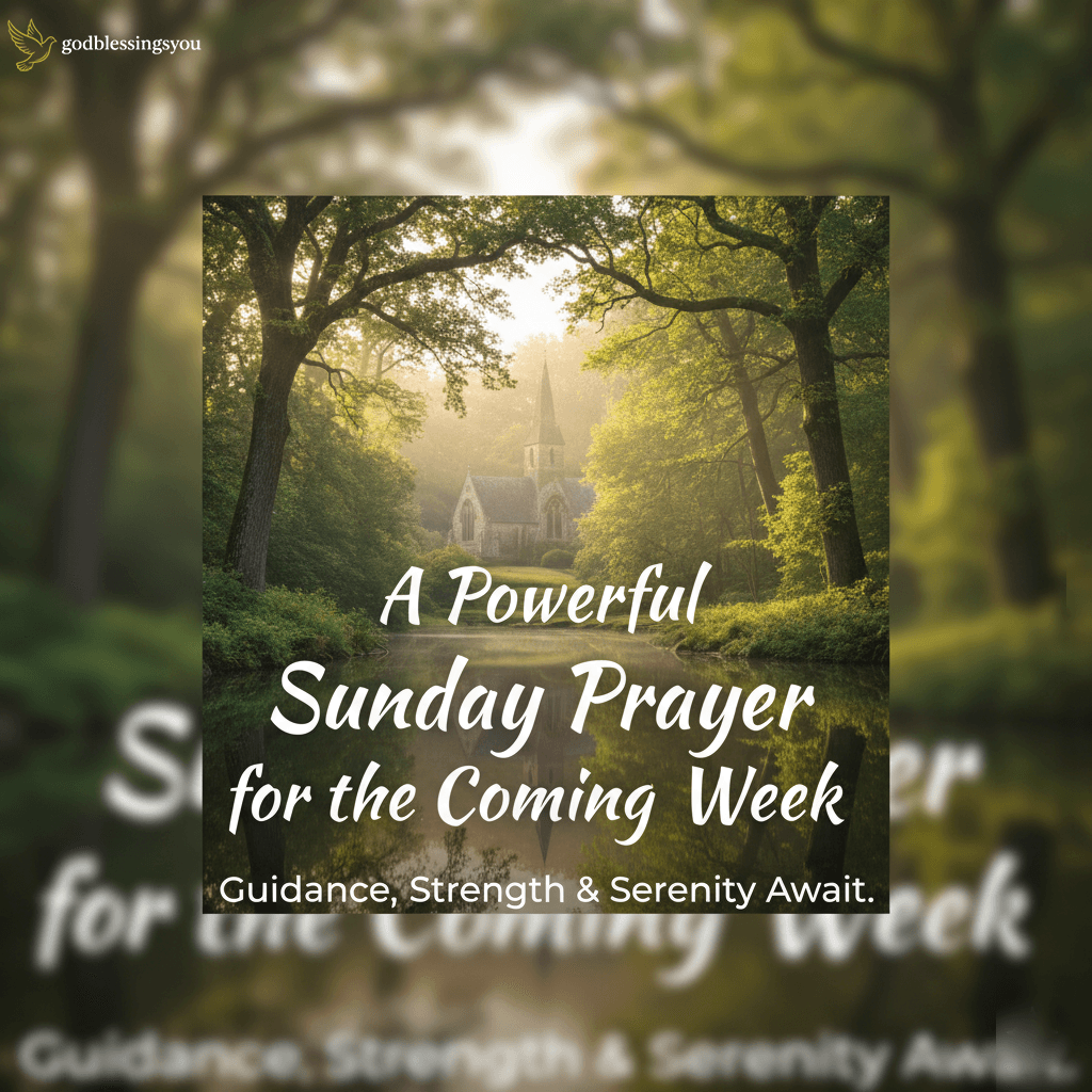 A Powerful Sunday Prayer for the Coming Week 