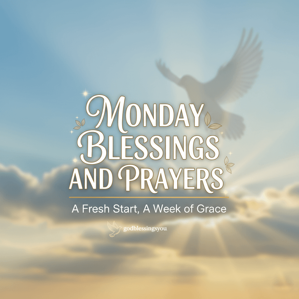 Peaceful Monday Blessings and Prayers Images