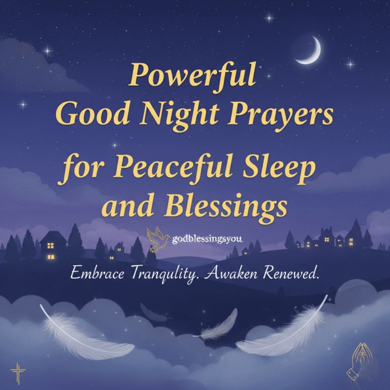 Good Night Prayers
